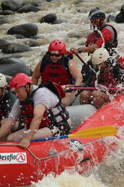 Rafting in Costa Rica after two knee replacements