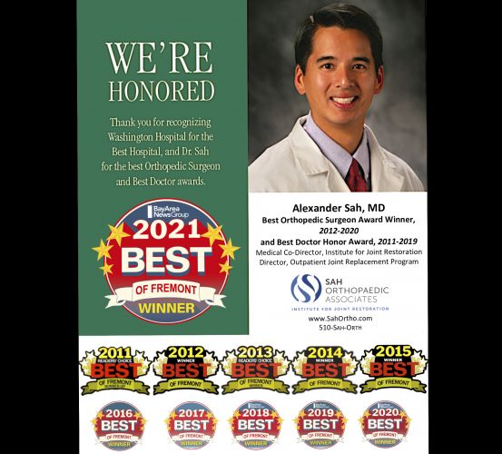 Sah Orthopaedic Associates Alexander Sah MD